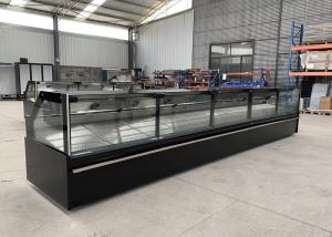 Quality Static Cooling Meat Display Counter Chiller SS 304 Interior Remote Type wholesale