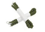 Standard Size Elastic Boot Bands Polyester Military Blousing Straps Green Color