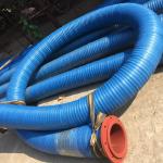 Suction And Discharge Hose Blue Black Rubber Basket Braided