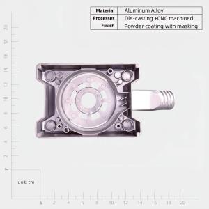 Quality Silver Die Casting Housing With Durable And Powder Coating Surface For Electronic Products wholesale