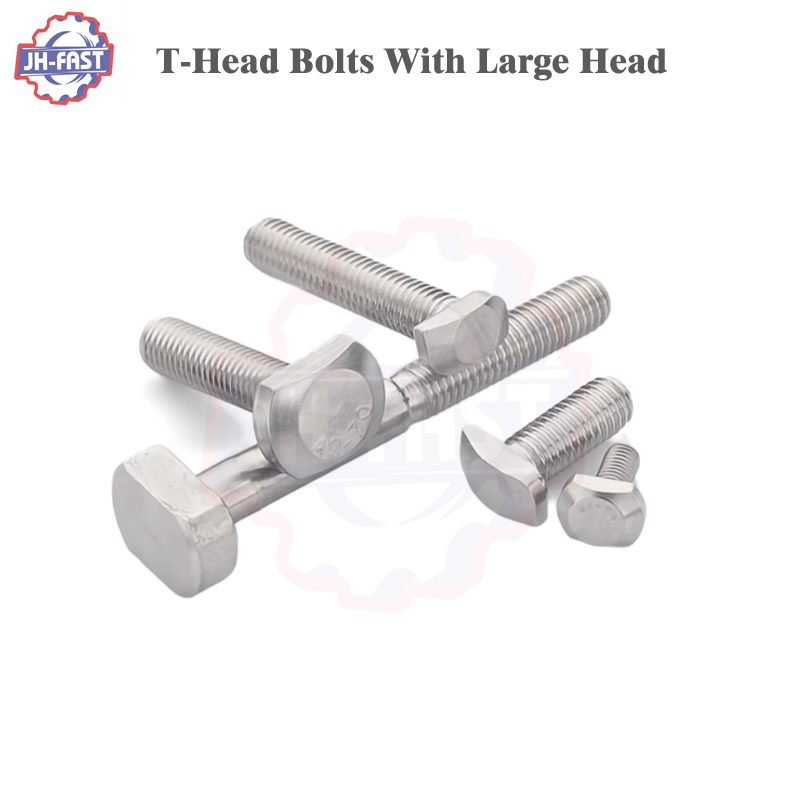 DIN Standard Custom Galvanized Zinc T-Head Bolt M6 M8 M10 M12 for Solar Panel Mounting