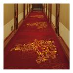 Custom Pattern Luxury Hospitality Carpet Wear Resisting For Hallway