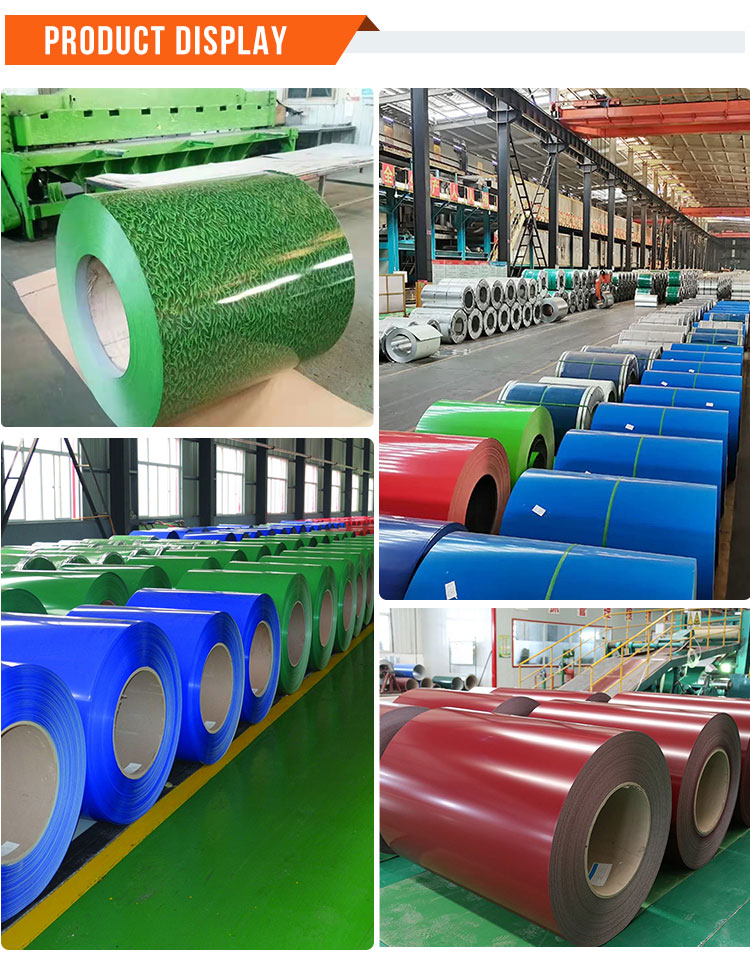 Customized Prepainted PPGI Coil Sheet Ral9002 Colour Coated Steel Coil