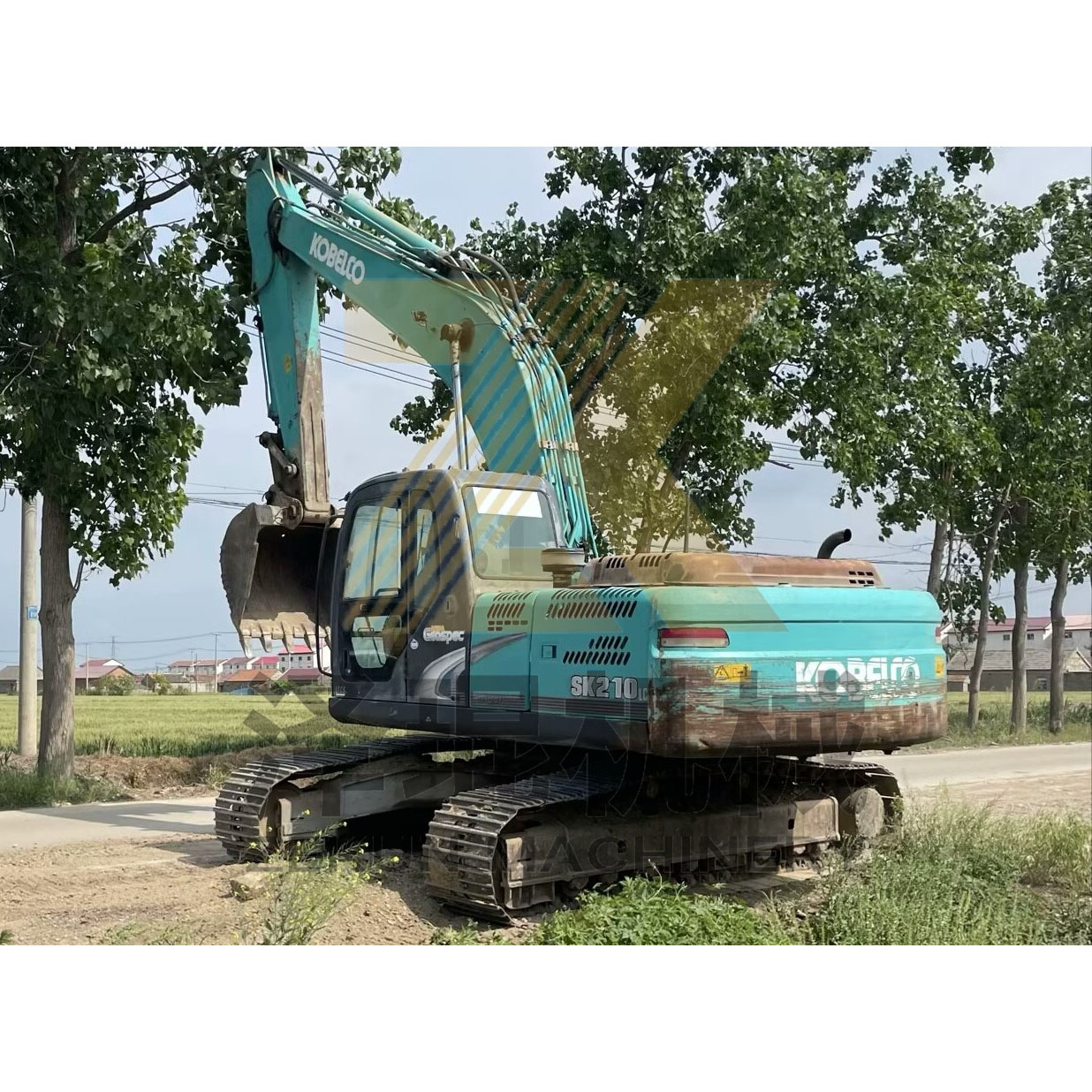 Used Kobelco SK210 SK210-8 SK210LC-8 Excavator with HINO Engine