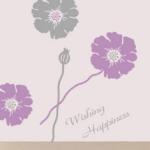Removable And Eco-friendly PVC Flower Decoration Wall Sticker F270