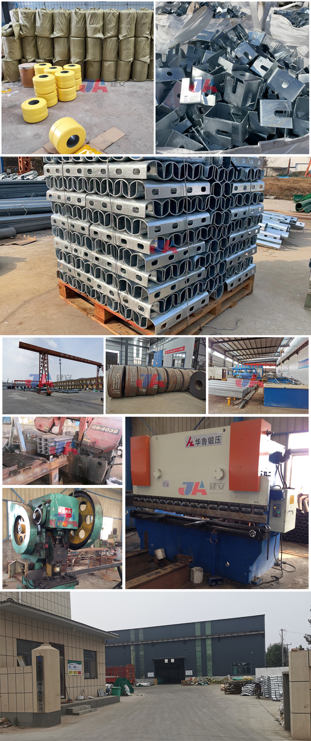 Save Volume Road Traffic Safe Guardrail Roller Barriers In Customized Design