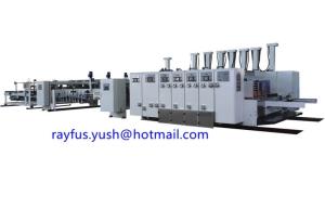 Quality Auto Flexo Printer Slotter Die Cutter / Flexographic Box Printing Machine wholesale