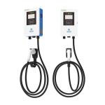 7KW/32A Blue And White Wall-Mounted / Post-Type Single-Gun Electric Vehicle