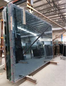 Quality Decorative Reflective Tempered Glass 2-19mm Float Glass With Transmittance wholesale