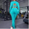 Buy cheap Workout Outfit Sports Wear Push up Yoga Suits Women Long Sleeves Scrunch from wholesalers