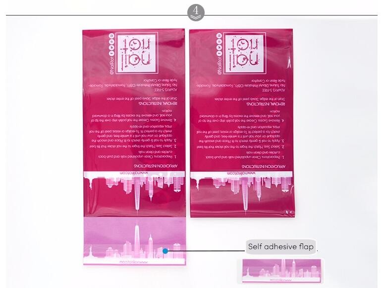 custom logo printed opp self-sealing plastic bags for Brush packing with Header and hanger