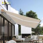 Manual retractable pergola, household electric pergola, outdoor awning