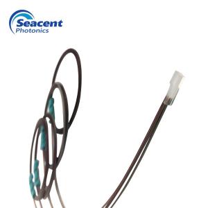 Quality 32CH Quartz Glass Material Optical Fiber Array 2.0±0.1length 0,+8, -8 (±0.3) Angle wholesale