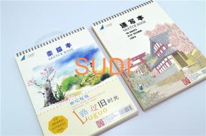 Quality Diary Printing Cardboard Cover 140gsm Loose Leaf Spiral Notebook wholesale