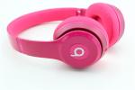 beats Solo 2 Stereo Wired On Ear Pink Headphones- Pre Owned- Excellent Condition