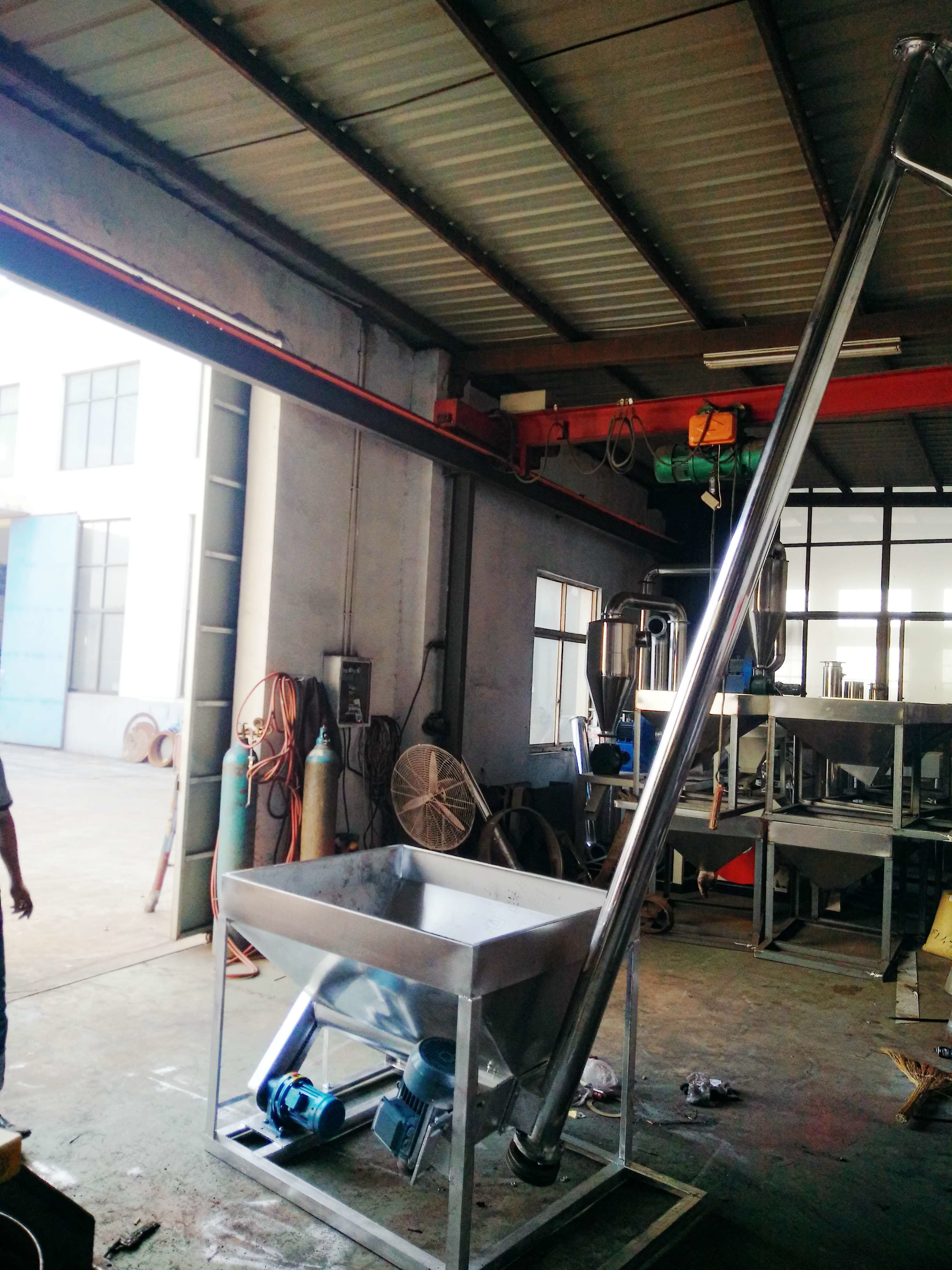 2.2kw Automatic Powder Feeder Machine Anti Adhesive High Strength 500kg / H