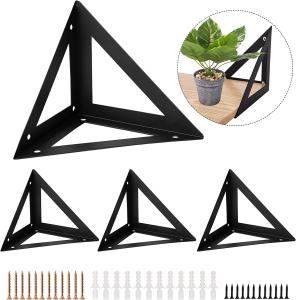 Quality Modern Metal Floating Shelves OEM Wall Mounted Shelf Bracket For House Decorative wholesale