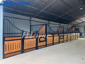 Quality Powder Coated Euro Horse Stalls Customizable Construction wholesale