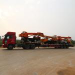 DFAC Mobile Hydraulic Vehicle Mounted Crane With 16 - 20 Ton Lifting Capacity