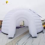 Outdoor White Giant Inflatable Dome Tent 15m Diameter PVC For Advertising