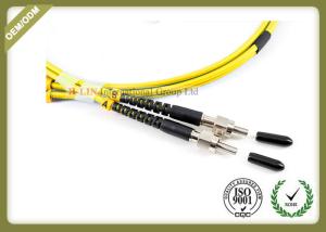 Quality 5m / 10m / 15m Fiber Optic Patch Cord Singlemode Anti - Vibration With Yellow Color wholesale