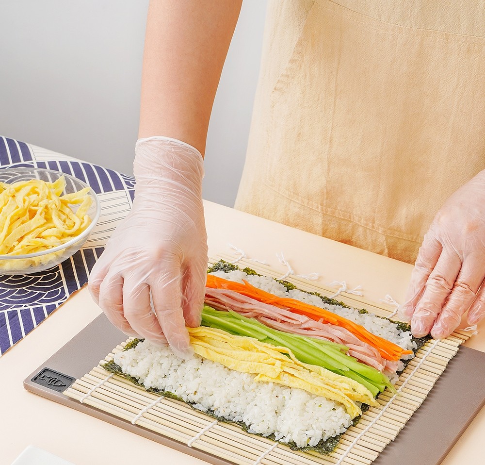 Natural Color Bamboo Sushi Rolling Mat 24cmx24cm / 27cmx27cm