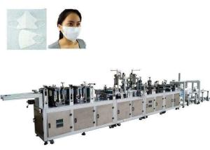 Quality 3 Ply Face Mask Manufacturing Machine 0.6MPa Air Pressure Low Failure Rate wholesale