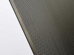 Stable Double Doors Round Hole Aluminum Perforated Sheet Easy To Clean / Install