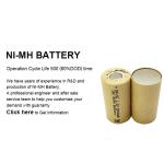 500 Cycle Nimh Sc Battery 3000mah 1.2v Rechargeable Battery Pack