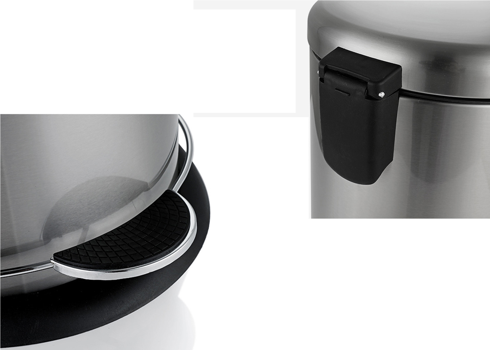 Round 5.28 Gallon Fingerprint Proof Trash Can