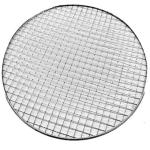 Camping Barbecue Grill Mesh Anti Corrosion 350mm Round Stainless Steel BBQ
