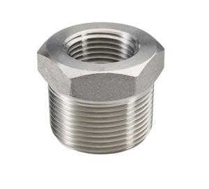 Quality Stainless Steel Reducer Hex Bushing 1&quot;-8&quot; Male NPT to 3/4&quot; Female NPT Cast Pipe Adapter Fitting wholesale