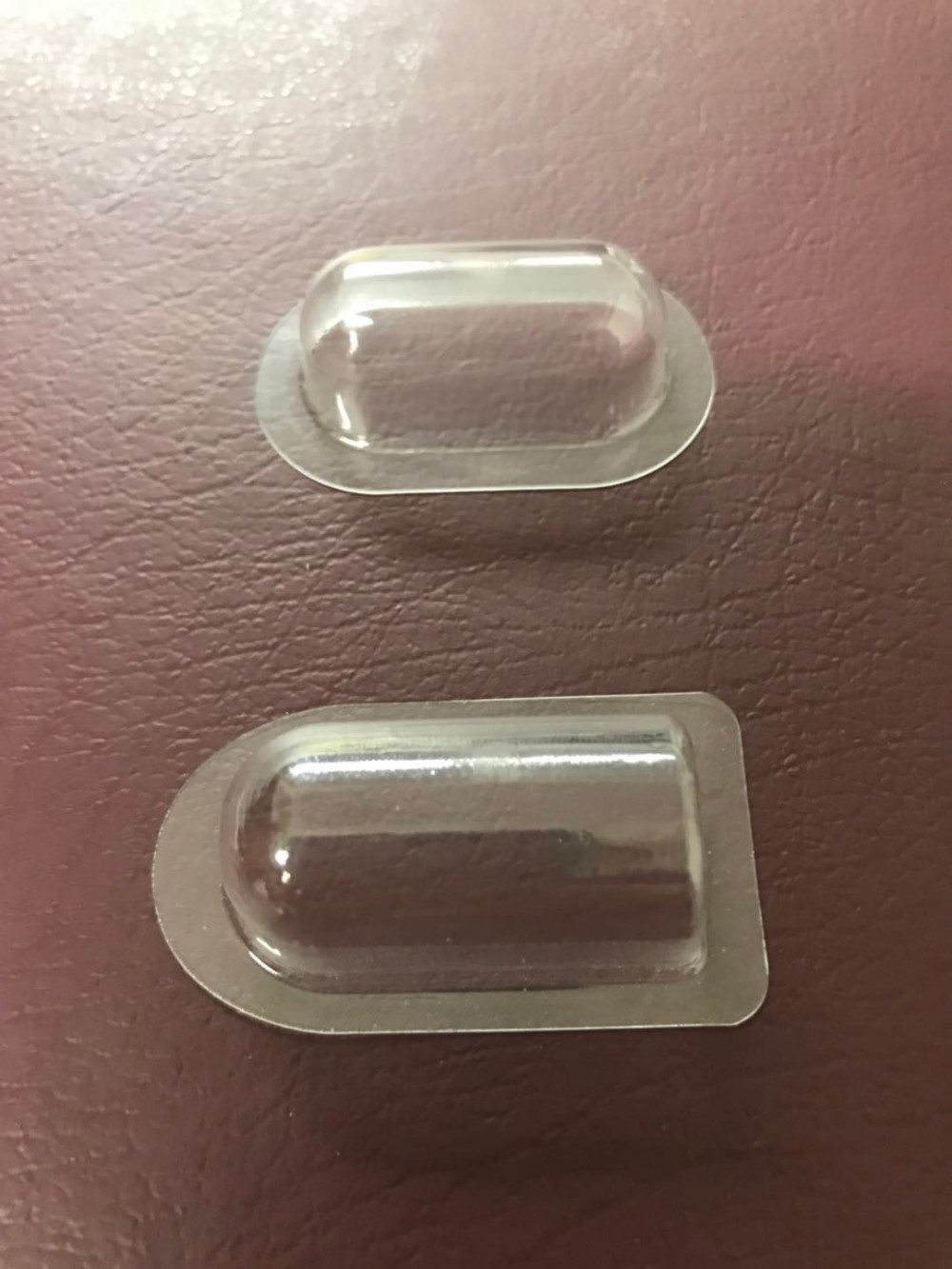 PS Clear Plastic Pill Bottles OEM Single Capsule Packaging