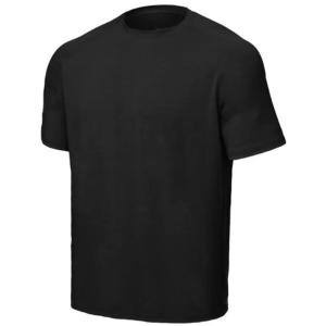 Quality Crew Neck Black Military T Shirt Tactical Tech Nylon Cotton Elastane Military Garments wholesale