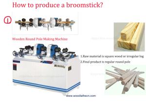 Quality Wood Broomstick Making Machine Line wholesale