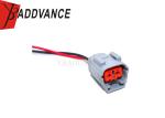6195-0003 Female 2 Pin Knock Sensor Industrial Electrical Wire Harness For Mazda