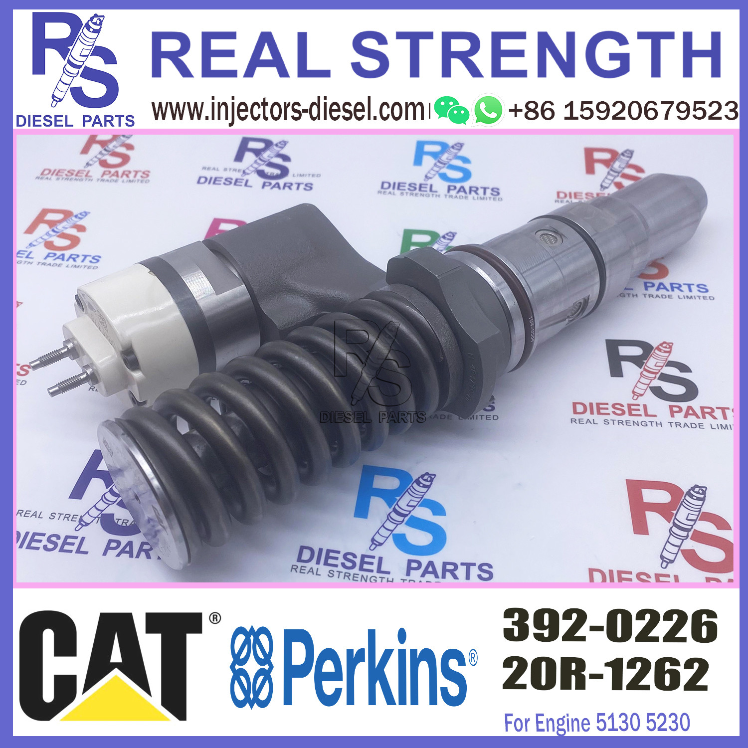 Common Rail Control Valve Injector Valve Common Rail Injector for 5130 5230 392-0226 20R-1262