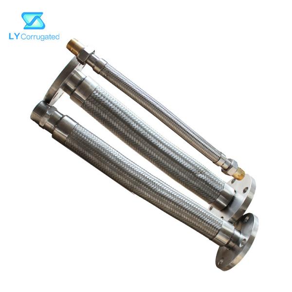 Corrugated Line Flexible Metal Hose Good Sealing 304 316 Stainless Steel Tube