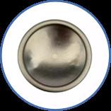 Quality 200# D52mm Aerosol Tin Can Components Dome Tinplate Can Bottom Metal Packaging wholesale