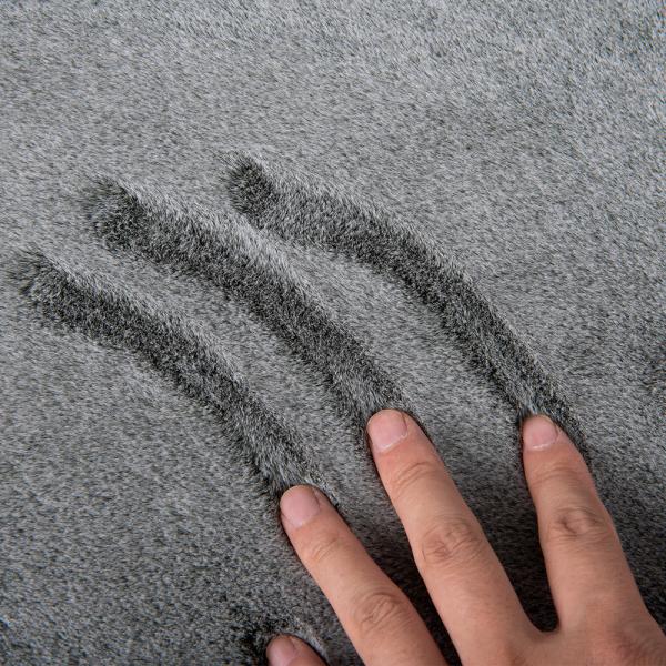 500meters Min Order Faded Color Faux Rabbit Fur Fabric for Garments Scarf