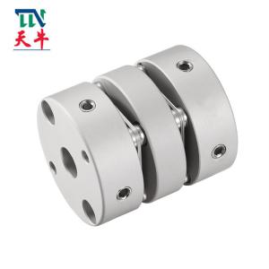 Quality Aluminum Double Set Screw Precision Flexible Shaft Coupling Marine wholesale