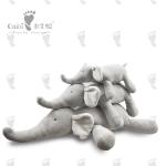 73cm Papa Elephant Stuffed Animal Soft Stuffed Animal Toys EN71