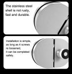 wholesale price single side glass door lock for tempered glass