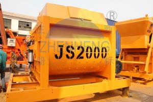 Quality Low Energy 2 Yard JS2000 Concrete Mixer, Hydraulic Cement Mixer For Airports wholesale