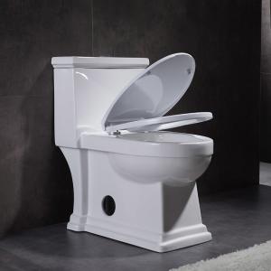 Quality 1.28gpf 4.8lpf Dual Flush single piece toilet bidet wholesale