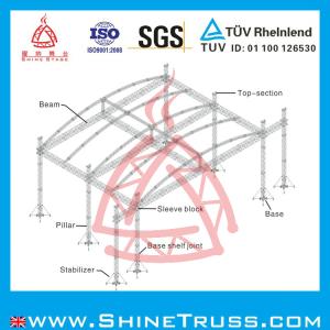 Quality Hot sale performance tent exhibition event spigot Truss wholesale