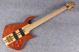 Quality 5 strings butterfly electric bass guitar Alien spider bass in neck thru body style wholesale