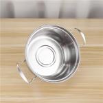 Stainless Steel Kitchenware 12pcs Cookware Set 16/18/20/22/24cm Soup Pot Food