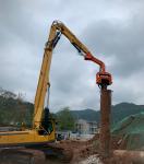 Hydraulic Excavator Vibro Hammer For Steel Sheet Piles Cement Piles Excavator