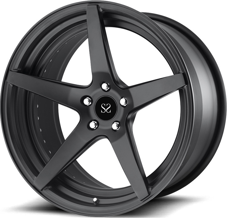 19inch 1 Piece Forged Wheels Rims Dark Bronze Discs For Audi S4 Monoblock Luxury